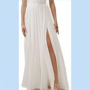 New BHLDN Chateau XS S M L Chiffon Maxi Wedding